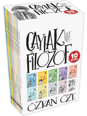 Uğurböceği Yayınları Çaylak ile Filozof Seti 10 Kitap Özkan Öze Çocuk Romanı 1320 Sayfa