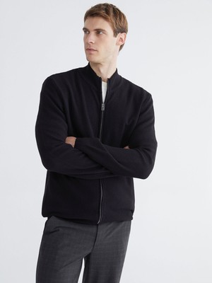 Lc Waikiki Yeni Sezon Standart Kalıp Dik Yaka Erkek Triko Hırka