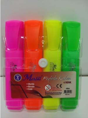 Masis Fosforlu Kalem 4’lü Set