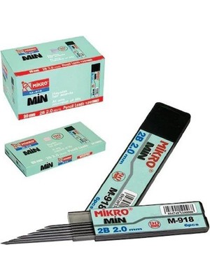 Mikro Min 918 Flat Lead Tube 2.0mmx90mm 6’lı x 24'lü Paket