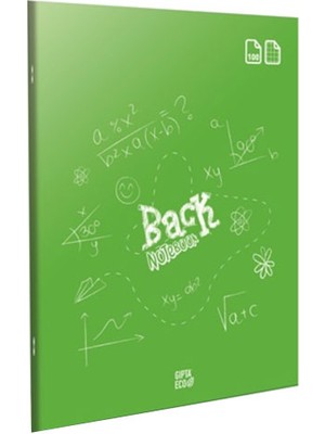 Gıpta Back Defter Tel Dikiş Plastik Kapak A5 80 Yaprak Kareli