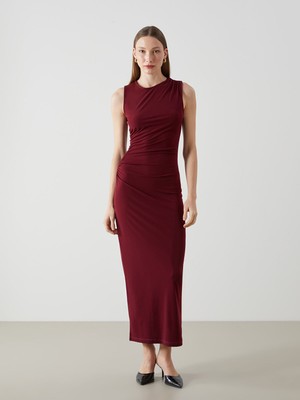 Lc Waikiki Yeni Sezon Bisiklet Yaka Kadın Elbise