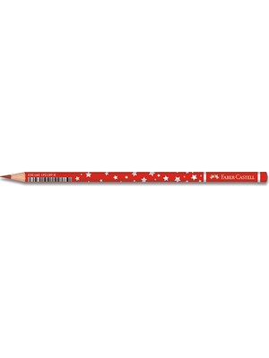 Faber-Castell Yıldız Kırmızı 12’li Kurşun Kalem Kutu Kalemler İçin Özel Tasarım