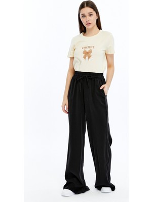 Viole&more Kadın Kanvas Pantolon YK03 Tensel