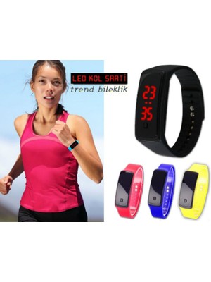 LTG Nova Siyah Ekranlı LED Kol Saati (Kırmızı)