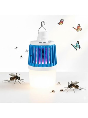 Zemira MX-858 Usb'li Sinek Öldürücü Özellikli 3 Modlu Şarjlı Kamp Feneri