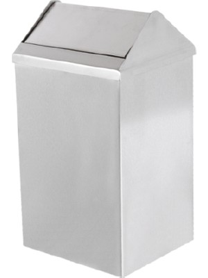 DKR Dekor Banyo - Sallanır Kapak Çöp Kovası 11LT SS304