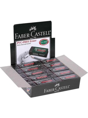 Faber-Castell Faber Castell 7089/20 Siyah Silgi 20'li Paket