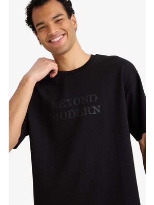 DeFacto Nefes Alabilen Boxy Fit Tişört F9681AX26SP