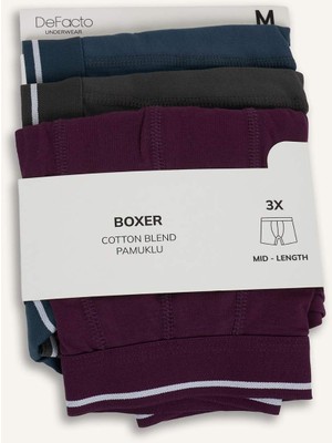 DeFacto Regular Fit 3'lü Boxer G9167AX26SP
