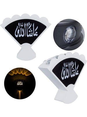 Zemira PM-24454 3000K Maşallah Arapça Üçgen Dekoratif LED Duvar Aplik