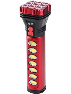 Zemira HB-707-2 9+4 Ledli Solar + Şarjlı El Feneri