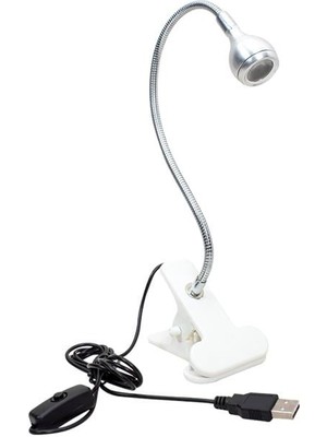 Zemira Cob LED 5 Volt USB Beyaz Masa Lambası