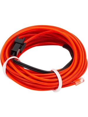 Zemira PM-6076 5 Metre 5 Volt USB Adaptörlü Neon Kırmızı Ip Aydınlatma