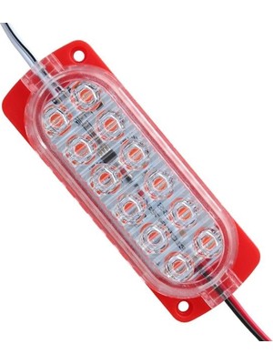 Zemira Parlak Yanıp Sönen 24 Volt 1.2 Watt Kırmızı 2835 Modül LED