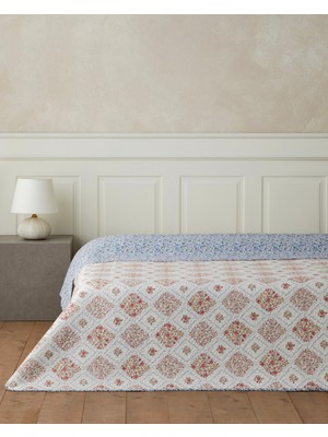 English Home Penny Bloom Tek Kişilik Çok Amaçlı Örtü 160x220 cm Mor