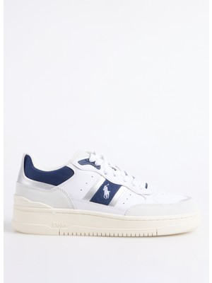 Polo Ralph Lauren Mastr Sp 125 Beyaz - Gri - Lacivert Erkek   Sneaker