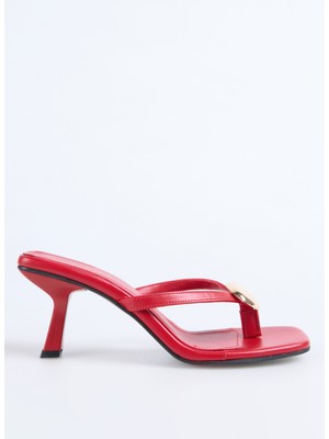 Fabrika Kırmızı Kadın Terlik Prıscılla-Sylvıa