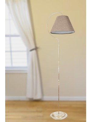 Venon Aydınlatma Venon Lambader Gold Lena Elips Krem Sarı Patine Kahverengi Şapka