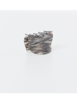 Jimmy Key Siyah Renk Geçişli Kelebek Toka