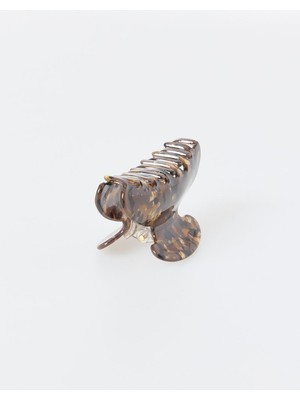 Jimmy Key Kahverengi Leopar Desenli Kelebek Toka