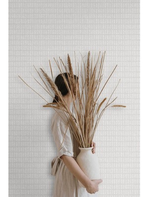 Adawall Muse Koleksiyonu 25102-1 Beyaz Dokulu Silinebilir Nonwoven Vinil Duvar Kağıdı