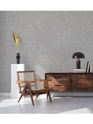 Adawall Muse Koleksiyonu 25103-3 Gri Dokulu Modern Duvar Kağıdı