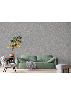 Adawall Muse Koleksiyonu 25103-4 Açık Gri Dokulu Modern Duvar Kağıdı