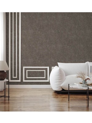 Adawall Muse Koleksiyonu 25105-6 Kahverengi Textile Dokulu Duvar Kağıdı