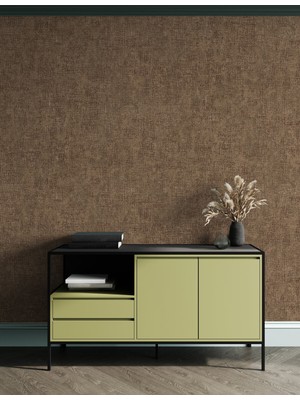 Adawall Muse Koleksiyonu 25105-8 Koyu Kahve Textile Dokulu Duvar Kağıdı