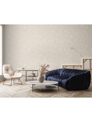 Adawall Muse Koleksiyonu 25107-1 Krem Sıva Dokulu Duvar Kağıdı