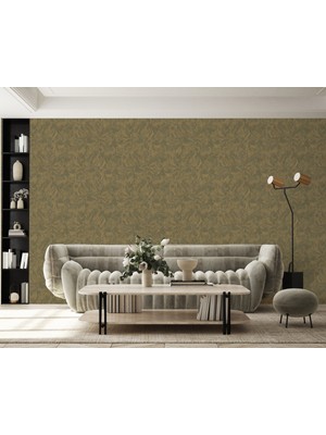 Adawall Muse Koleksiyonu 25107-4 Yeşil ve Tonları  Sıva Dokulu Duvar Kağıdı