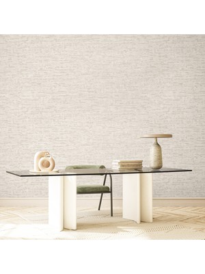 Adawall Muse Koleksiyonu 25108-2 Krem Bej Doğal Taş  Görünümlü Duvar Kağıdı