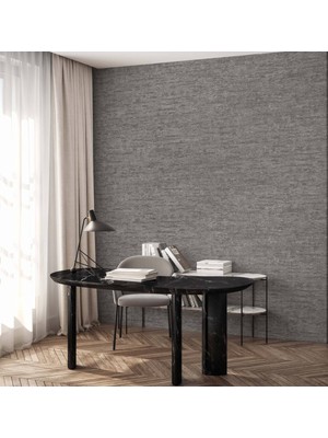 Adawall Muse Koleksiyonu 25108-6 Koyu Vizon Taş  Görünümlü Duvar Kağıdı