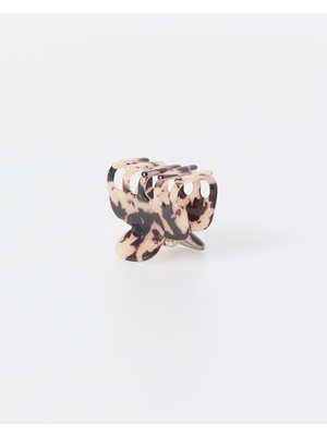 Jimmy Key Kahverengi Leopar Desenli Kelebek Toka