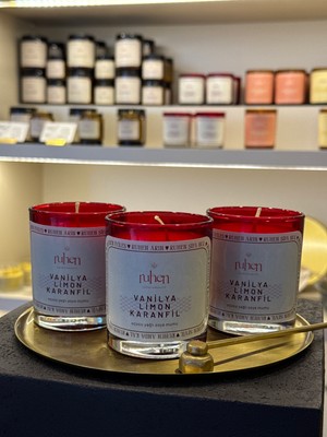 Vanilya & Limon & Karanfil Soyalı Mum