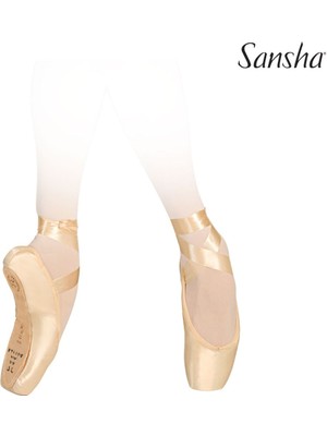 Sansha Saten Bale Point Ayakkabısı - (Square Box)