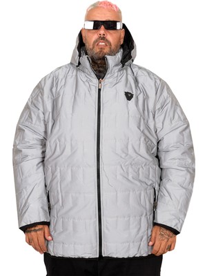 ModeXL Mode Xl Erkek Büyük Beden Mont Kapşonlu U25704