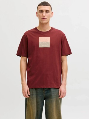 Jack & Jones Jack&jones Jorcatskills Square Branding Erkek T-Shirt 12290856