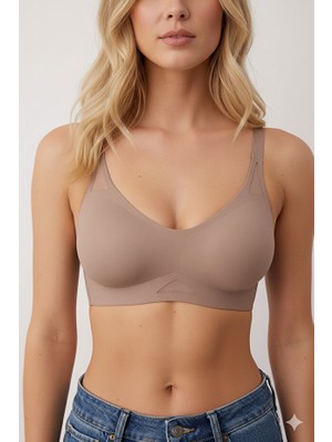 Sweet Sauna Lazer Kesim Push Up File Detaylı Dikişsiz Çıkarılabilir Pedli Balensiz Nefes Alan Sporcu Sütyen