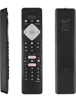 Zemira Hey Phılıps Ambılıght Netflıx-Rakuten Tv Tuşlu 43PUS6504/62 LED Tv Kumanda (40179=2302)
