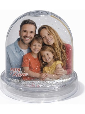 B&Nine Kar Küresi Kişiye Özel 2 Fotolu – Aile, Sevgili, Çocuk Için Özel Tasarım