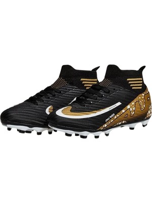 Liarca Pro-Half Futbol Ayakkabısı Halısaha Çim Saha Çoraplı Çocuk Krampon Yetişkin Krampon