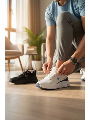 Enoch Nefes Alabilir Fileli ve Anatomik Yüksek Tabanlı Erkek Spor Ayakkabı