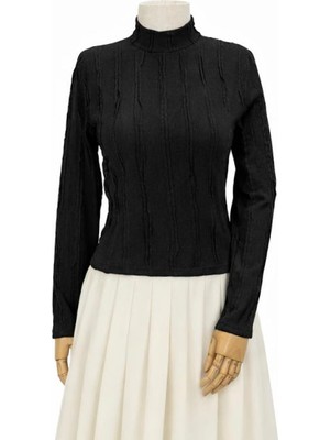 JOOQSTORE Balıkçı Yaka Bluz