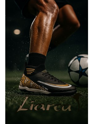 Liarca Strike Futbol Ayakkabısı Halısaha Çim Saha Çoraplı Çocuk Krampon Yetişkin
