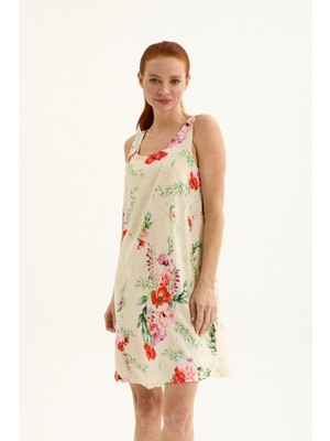 Lilian L30033 Flower Kadın Elbise