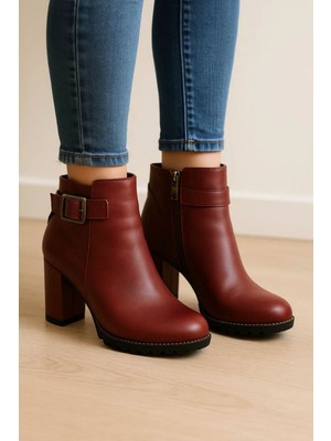 Liarca Scarletwalk Kadın Kırmızı Topuklu Rahat Bot