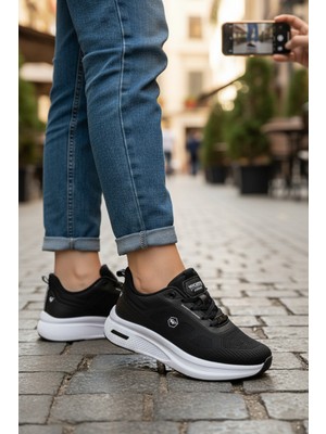 Enoch Nefes Alabilir Triko Dokulu ve Hava Kanallı Ortopedik Tabanlı Erkek Spor Ayakkabı