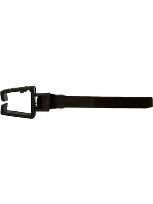 MorPerde Rustik Perde Ray Kelepçesi Kahverengi